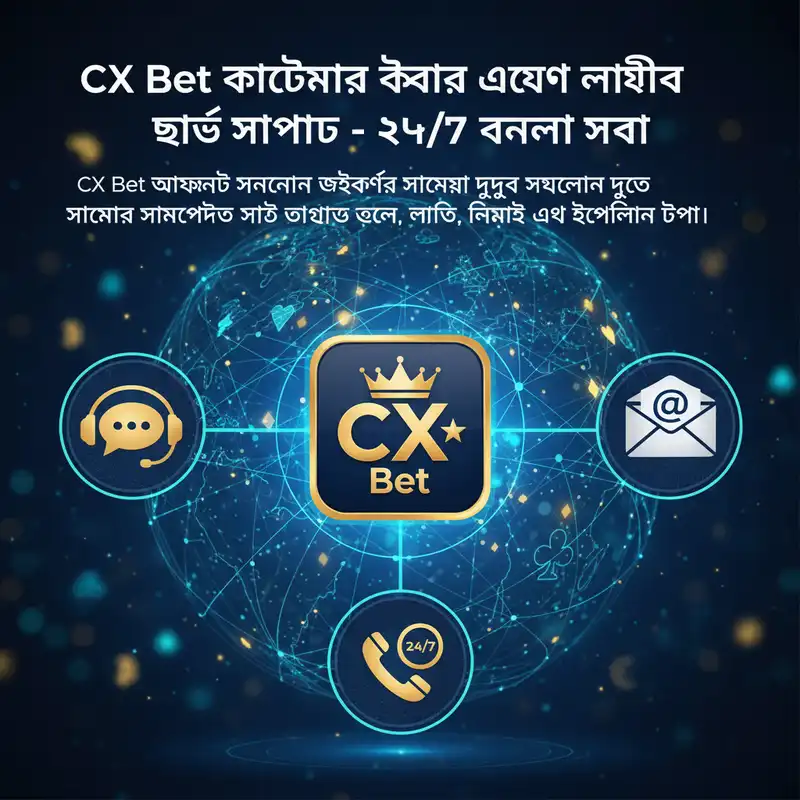 CX Bet কাস্টমার সাপোর্ট এবং কাস্টমার কেয়ার সেবা