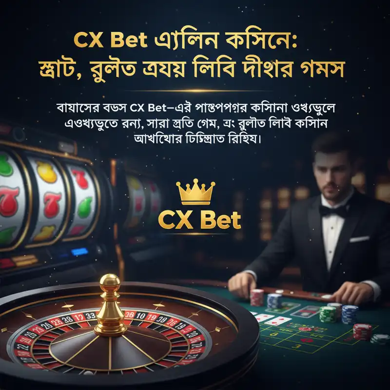 CX Bet অনলাইন ক্যাসিনো গেমস ব্যানার